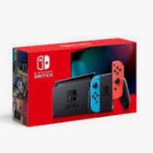 Nintendo Switch Console - Vibrant Red and Blue